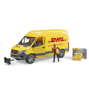 BRUDER микробус Mercedes Benz Sprinter Dhl с шофьор и колети