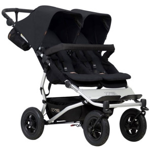 MOUNTAIN BUGGY Комбинирана количка за близнаци DUET V3 BLACK