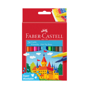 FABER-CASTELL Флумастери Замък 24 цв.