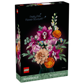 LEGO® Botanicals Букет с розови цветя 10342