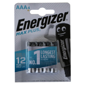 ENERGIZER Батерии Max Plus алкални AAA (4 бр.)