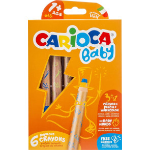 Carioca Baby Комплект цветни моливи 3 в 1