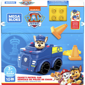 MEGA BLOKS Paw Patrol Патрулиращата кола на Чейс 10ч.