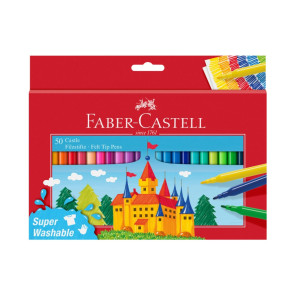 FABER-CASTELL Флумастери серия Замък, 50 цвята