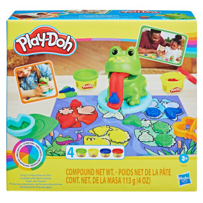 PLAY-DOH Жабка с 4 пластилин