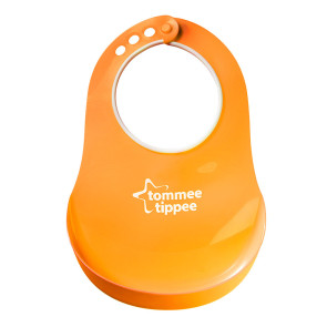 TOMMEE TIPPEE Мек лигавник COMFI BIB ОРАНЖЕВ