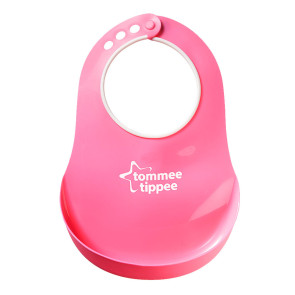 TOMMEE TIPPEE Мек лигавник COMFI BIB РОЗОВ