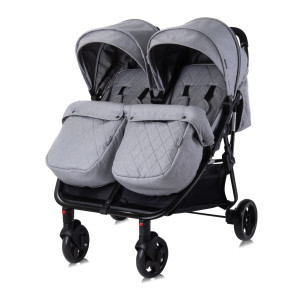 LORELLI Premium Количка за близнаци DUO COOL GREY