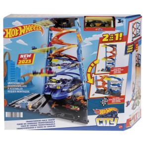 Hot Wheels®City Писта "Трансформираща се кула"