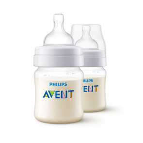 AVENT Шише 2 бр. 125 мл. ANTI-COLIC поток 1 0м+