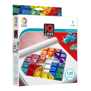 SMART GAMES IQ Логическа игра Love 120 предизвикателства