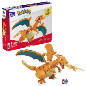 MEGA BLOKS Pokémon Конструктор фигурка CHARIZARD 222 части