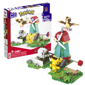 MEGA BLOKS Pokémon Конструктор ВЯТЪРНА МЕЛНИЦА 240 части