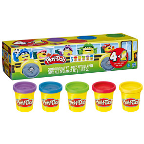 PLAY-DOH Пластилин в кофичка 5 бр. BACK TO SCHOOL