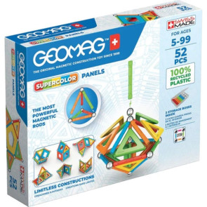 GEOMAG Магнитен конструктор SUPERCOLOR 52 части с панели