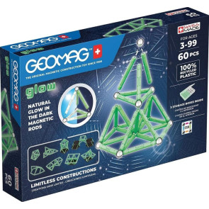 GEOMAG Светещ магнитен конструктор 60 части