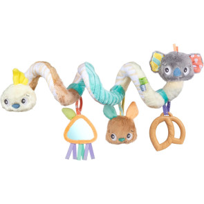 Playgro Мека играчка спирала 0м+ TWIRLY WHIRLY FAUNA FRIENDS