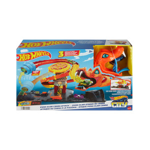 Hot Wheels® CITY Игрален комплект Атаката на кобрата с количка