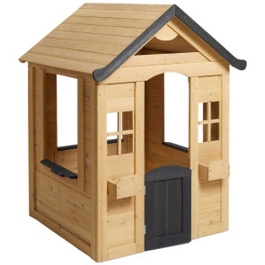 GINGER HOME Дървена къща за игра 140х112х108 см.