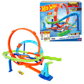 Hot Wheels® Писта Loop Cyclone Challenge® с 1 количка