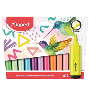 Maped Текстмаркери Fluo Peps Classic 12 цвята