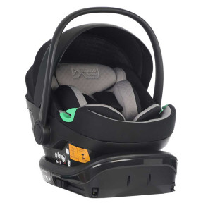 MOUNTAIN BUGGY Стол за кола-кошница MB PROTECT V4 I-SIZE (40-85 см) + ISOFIX база СИВО/ЧЕРЕН