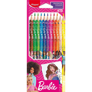 Maped Цветни моливи Color Peps Barbie 12 цвята