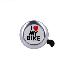 FOREVER I LOVE MY BIKE Вело звънец СИВ