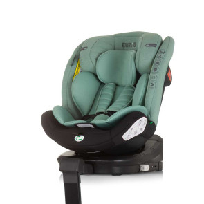 CHIPOLINO Стол за кола ТОРИНО 360 I-SIZE (40-150 см) ISOFIX ЗЕЛЕН