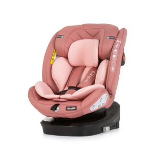 CHIPOLINO Стол за кола ВОЛАРЕ 360 I-SIZE (40-150 см) ISOFIX ФЛАМИНГО