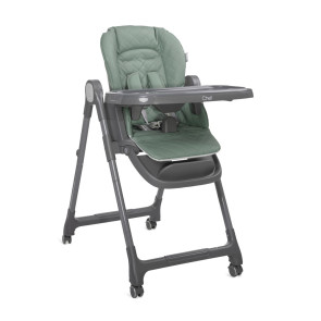 LORELLI Premium Стол за хранене CHEF 3в1 GREEN LEATHER