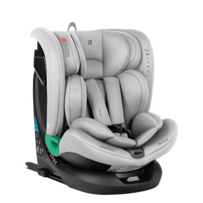 KIKKA BOO Стол за кола I-SIZE I-ROLL 360 ISOFIX (40-150 см) LIGHT GREY