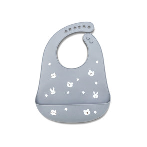 LORELLI Baby Care Силиконов лигавник NATURAL GREY