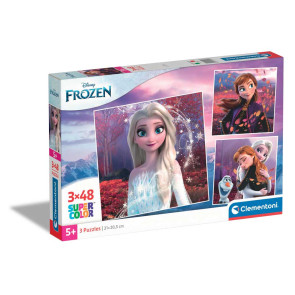 CLEMENTONI 3x48ч. Пъзел Frozen 