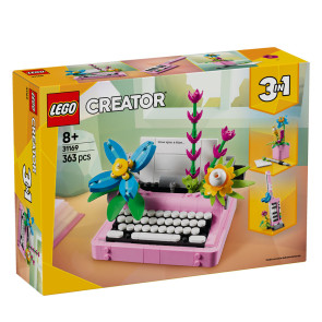 LEGO® Creator Пишеща машина с цветя 31169