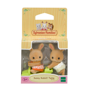 Sylvanian Families® Зайчета близнаци с количка