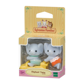 Sylvanian Families® Слончета близнаци с количка