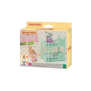 Sylvanian Families® Двуетажно легло с бебета Зайче и Коала