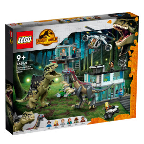 LEGO JURASSIC WORLD Нападение на Гигантозавър и Теризинозавър 76949