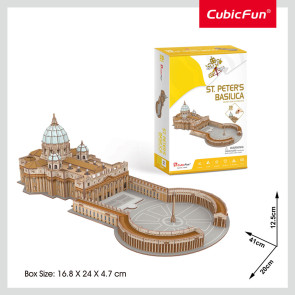 CubicFun 3D пъзел St. Peter’s Basilica 68ч.