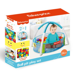 Fisher-Price® 2в1 Активен комплект с 25 бр.топки