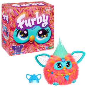 FURBY Плюшена интерактивна играчка корал