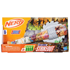 NERF Zombie Анти зомби бухалка с 8 стрели