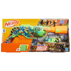 NERF Zombie Driller Бластер с 16 стрели