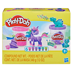 PLAY-DOH Комплект с блясък 6 кофички