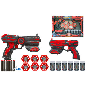 RED GUNS 2 пистолета с 40 стрели и мишени