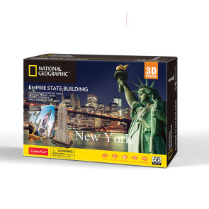 CubicFun 3D Пъзел EMPIRE STATE BUILDING National Geographic