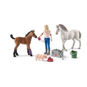 SCHLEICH Комплект ВЕТЕРИНАР НА ВИЗИТАЦИЯ