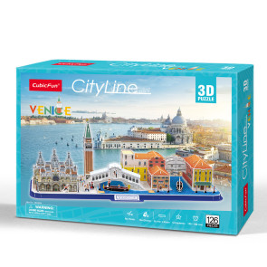 CubicFun 3D Пъзел CITY Line VENICE