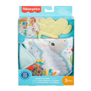 Fisher Price NEWBORN TEETHE AND RATTLE Гризалка Кактус